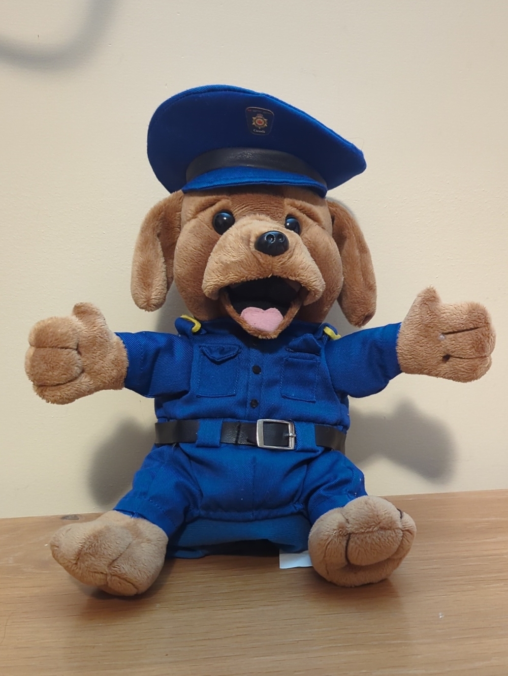 Plush Correctins CanadaPlush Dog Puppet Toy
